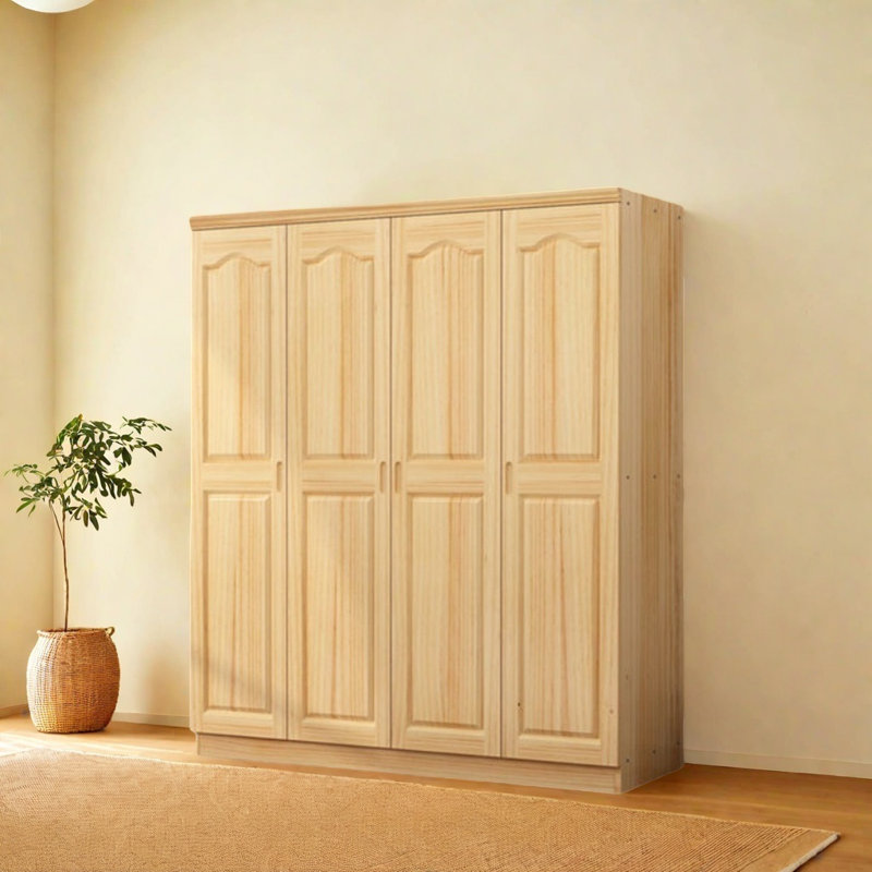 Simple And Classic Wardrobe, 76.77" H x 70.87" W x 20.87" D
