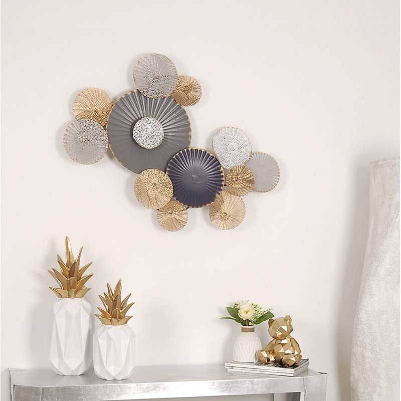 Handmade Abstract Wall Decor on Metal
