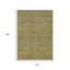 Tapis extérieur lavable rayé 10 pi x 14 pi sauge