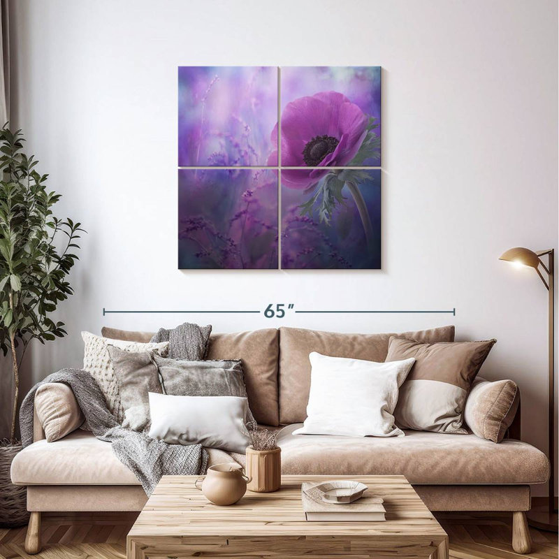 Harnek mauve extase, H 38 po x l 38 po