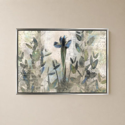 Iris bleu par John Butler - Graphisme sur toile