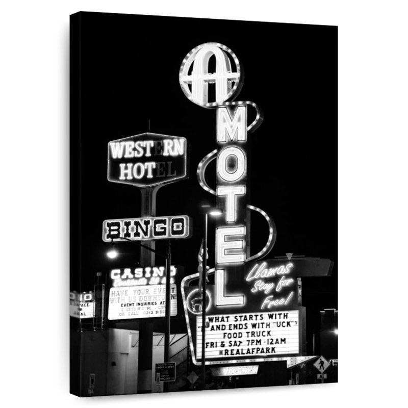 Sireci Vegas Motel, 48" H x 32" W