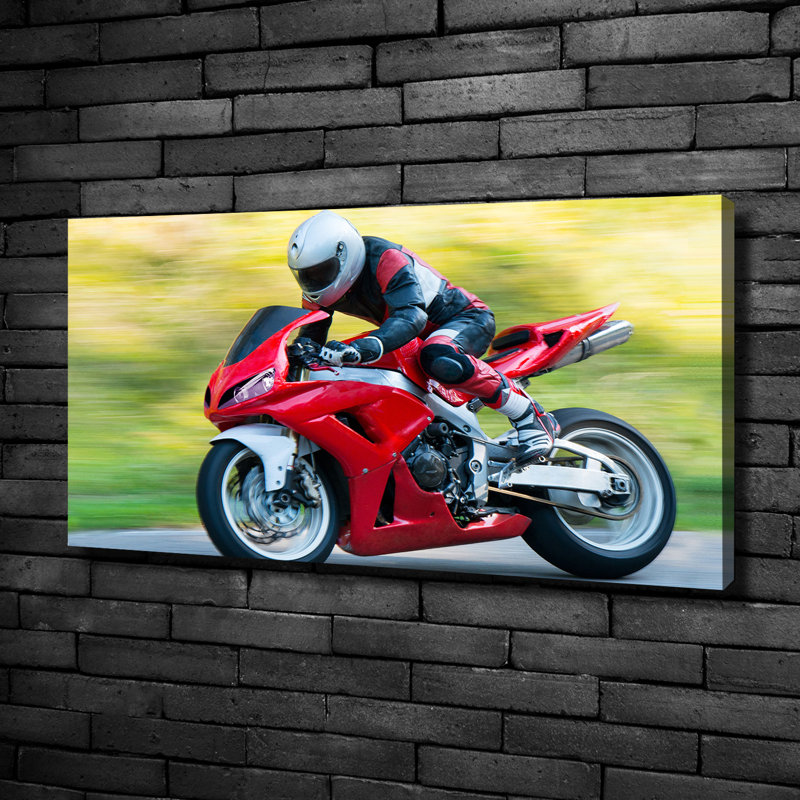 Motorcycle - Wrapped Canvas Print
