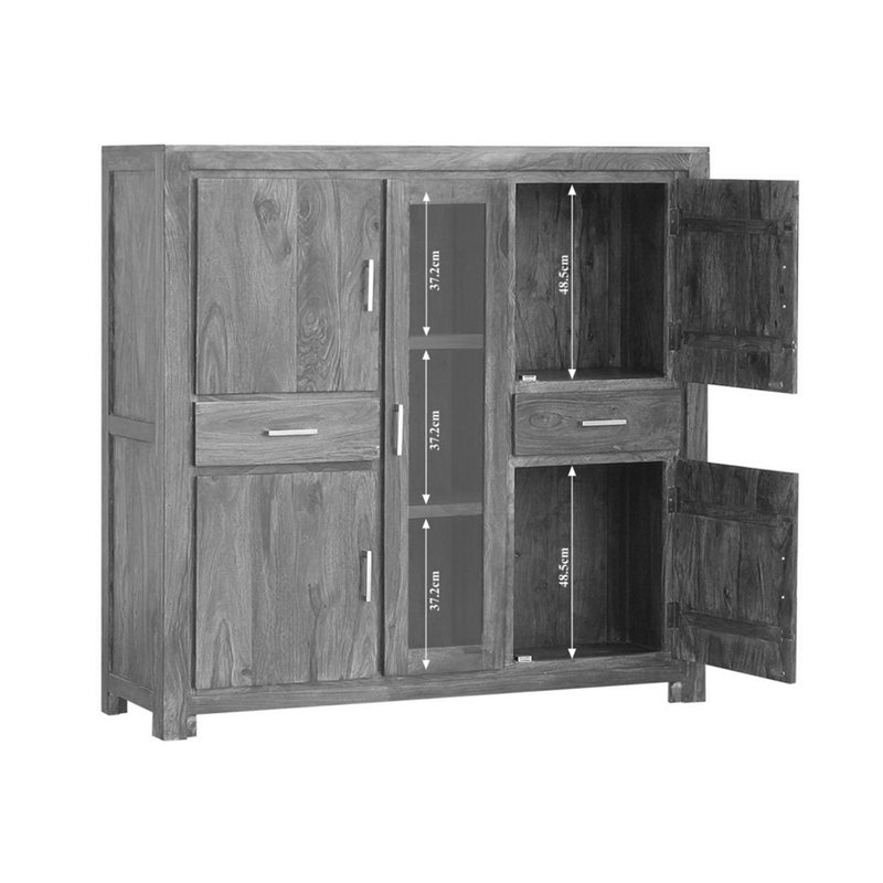Metro Life 145cm Solid Wood Sideboard