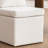Modern Linen Upholstered Dining Chairs Armless Side Chair With Storage For Dining Room Kitchen And Living Room