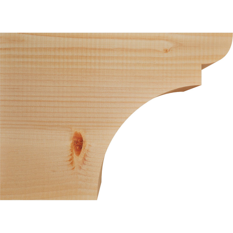 Yorktown Smooth Rafort Tail, Sapin de Douglas, H 12 po x l 16 po x P 3,5 po