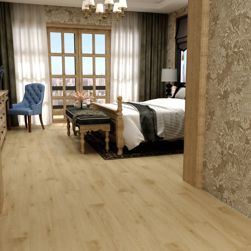 12mil 6 po X 36 po Plancher de vinyle auto-adhésif pelez et collez (27 pieds carrés), Naturel