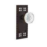 Craftsman Plate with Crystal Meadows Knob