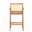 Tabouret de bar avec siège canne-1791527612