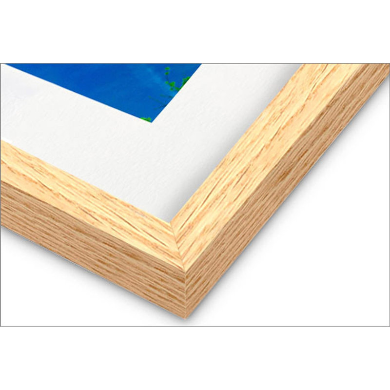 Gibbs Print, 13.75" H x 37.75" W, Natural Oak