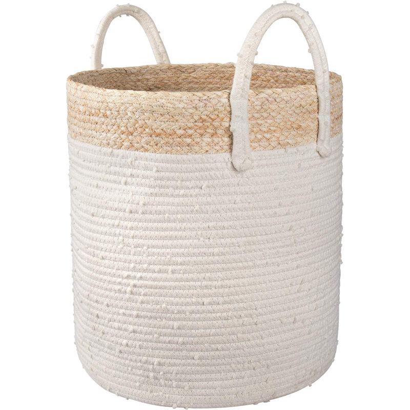 Fabric Laundry Basket with Handles