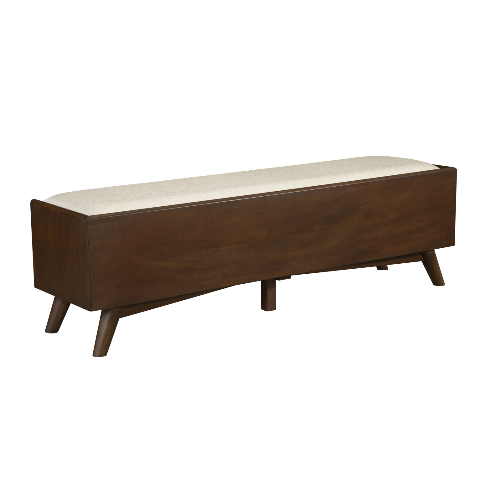 Williams 59" Bedroom Bench, Walnut