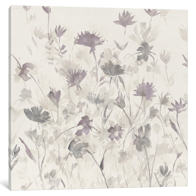 " Muted Garden Shadows III " by Avery Tillmon, 12" H x 12" W x 1.5" D, Wrapped Canvas, No Mat