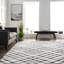 Tapis gris / noir Bonita-1818786639