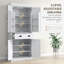 Garde-manger avec capteur de mouvement 71 po - armoire haute avec 6 tiroirs de porte et 4 tablettes réglables