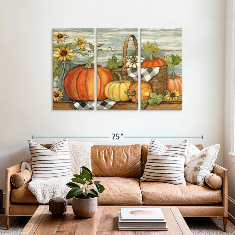 Yarlin Fall Harvest, 36" H x 57" W