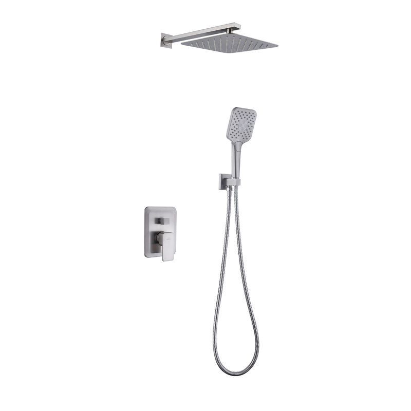 All-In-One Kit with Rough in-Valve, Brushed Nickel