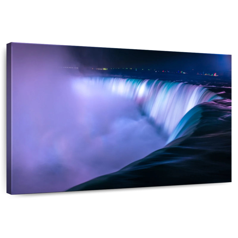 Alvord, chutes du Niagara la nuit, H 8 po x l 12 po