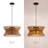 Arba 3-Light Dimmable Solid Wood Drum Chandelier-628953629