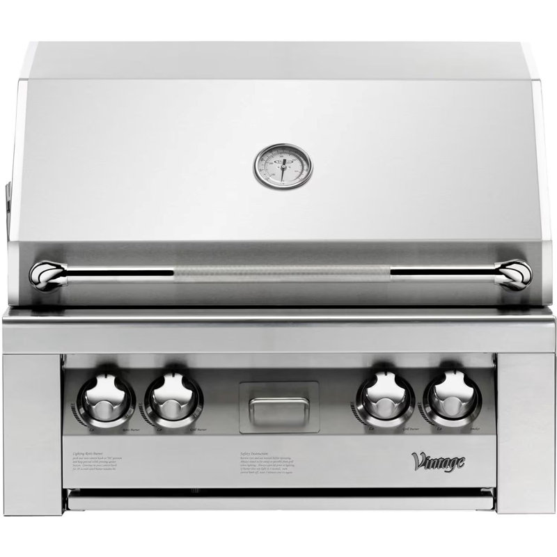 30 po Gril intégré, Propane liquide