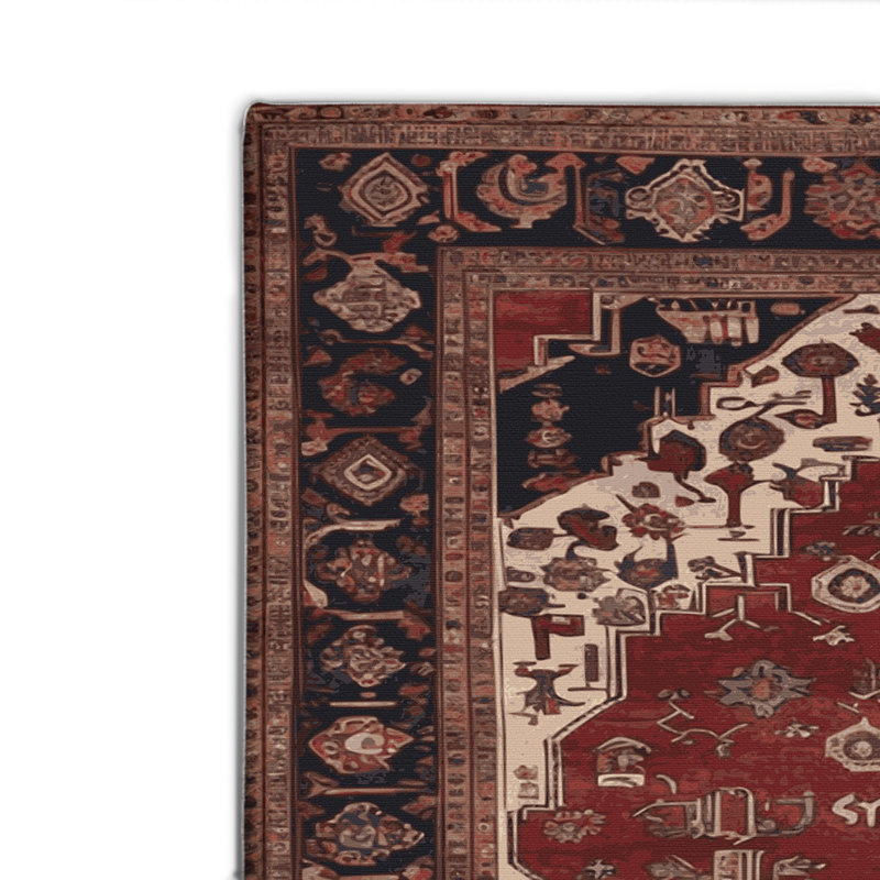 Turkish Brown Indoor and Outdoor Area Rug, Rectangulaire 2 pi x 3 pi