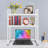35.4"Hx30"W 2-tier Desktop Organizer Bookshelf