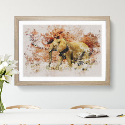 Elephant Vol.6 Watercolour - Picture Frame Graphic Art