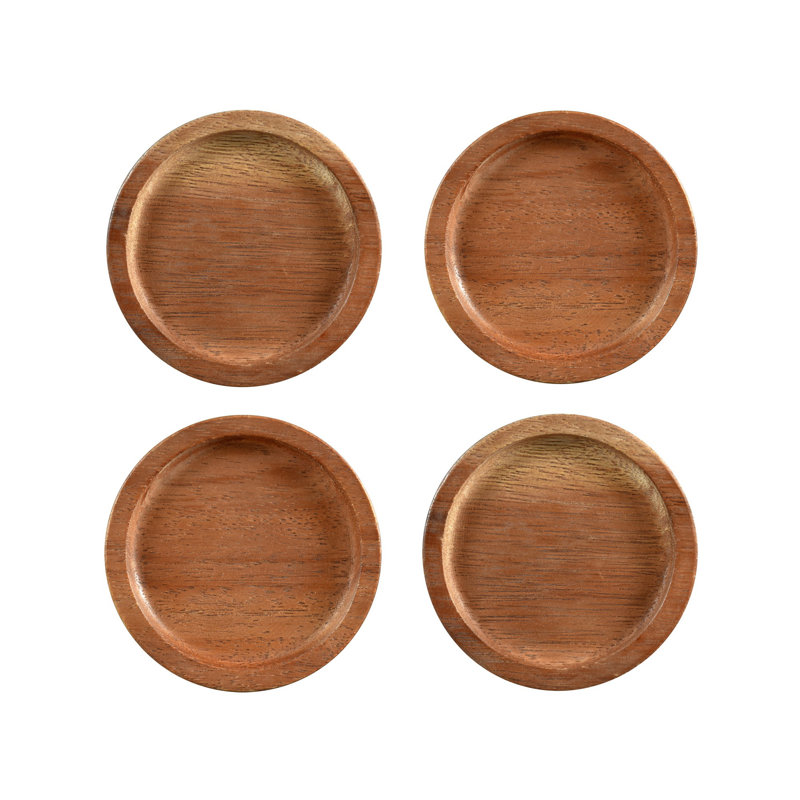 Sous-verres en bois Noritake Kona 3,75 po