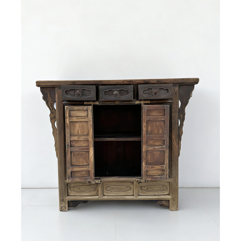 17th Century Elm Cabinet
