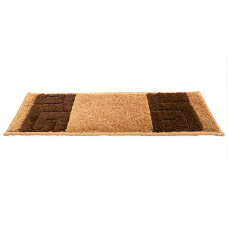 Tapis d'escalier Brendaliz, Rectangle 3 pi x 9 po, Cappuccino