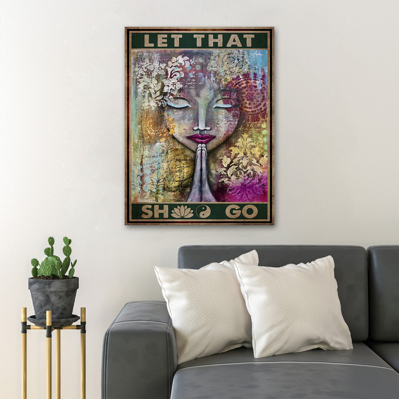 «Value N'applique pas», impression sur toile tendue, H 14 po x l 11 po x P 2 po
