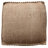 Handwoven Jute Pouf with Flanged Edges