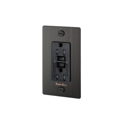1G Duplex GFCI Outlet / With Logo