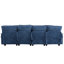 Coussin en U en éponge haute densité en chenille double couche, structure en bois massif, + Interface de chargement de type C, repose-pieds de rangement amovible en chenille de 106 po pour la vie primaire-595906850