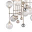 Majorette 12-Light Sputnik Modern Linear Chandelier