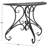 Newton St Loe Iron Top End Table-101645040