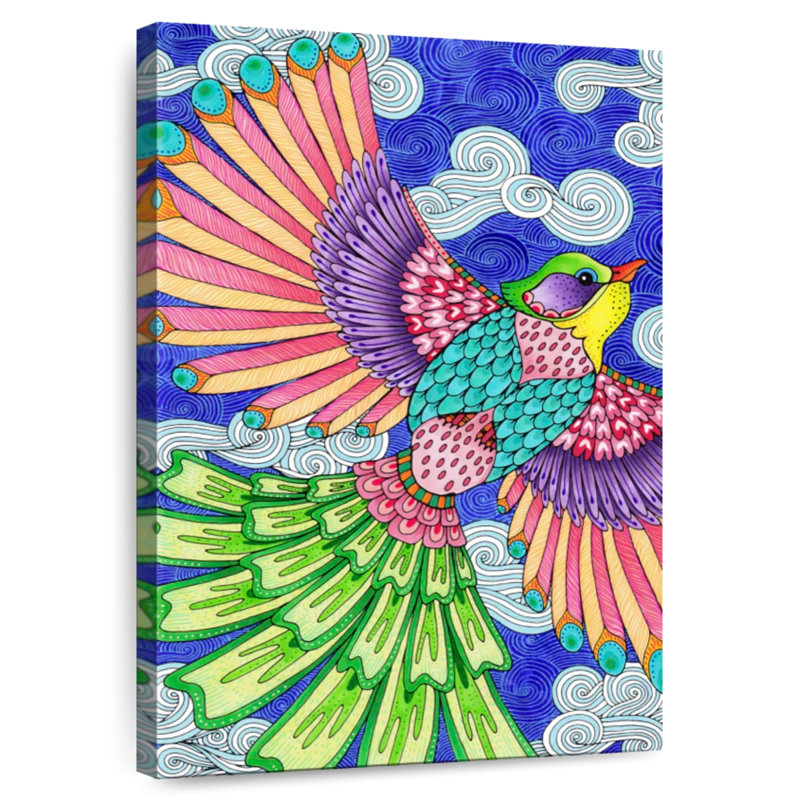 Brampt Winged Things, couleur IV, H 45 po x l 30 po