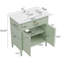 Meuble-lavabo simple 31 po avec lavabo en céramique de qualité supérieure-1692542578