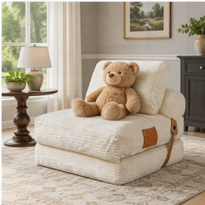 Comfy Folding Sofa Bed, Convertible Lounge Chair for Living Room and Bedroom, Space-Saving and Multi-Functional Design