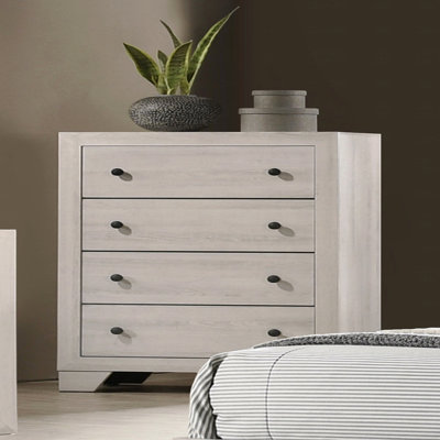 Mobilier de chambre à coucher 1 pièce 4 tiroirs