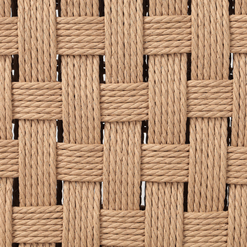 Mallory Counter Stool - Modern Oak & Woven Design
