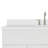Hamlet 55 " W Freestanding Standard 1 Single Vanity Bathroom Vanity With White Quartz Top-26649254
