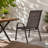 4 Piece Patio Chairs, Outdoor Camping Chairs With Breathable PVC-coated polyester Fabric, Set Of 2 Garden Chairs With Armrest High Backrest For Garden Patio Pool Beach Yard Space Saving-1490856925