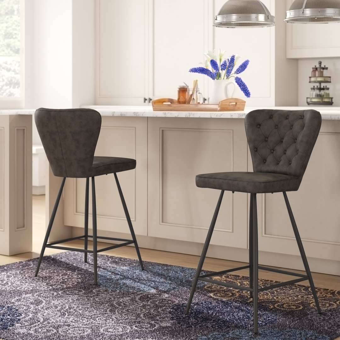 Rickman Swivel Bar Stool (Set of 2) Trent Austin Design® Seat 