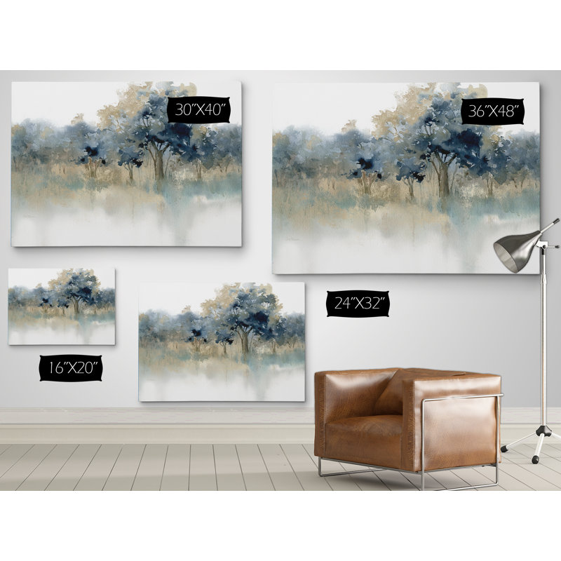 Reproduction sur toile tendue « Waters Edge II » Arlin, H 36 po x l 48 po x P 1,5 po