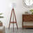 62'' Brown Tripod Floor Lamp