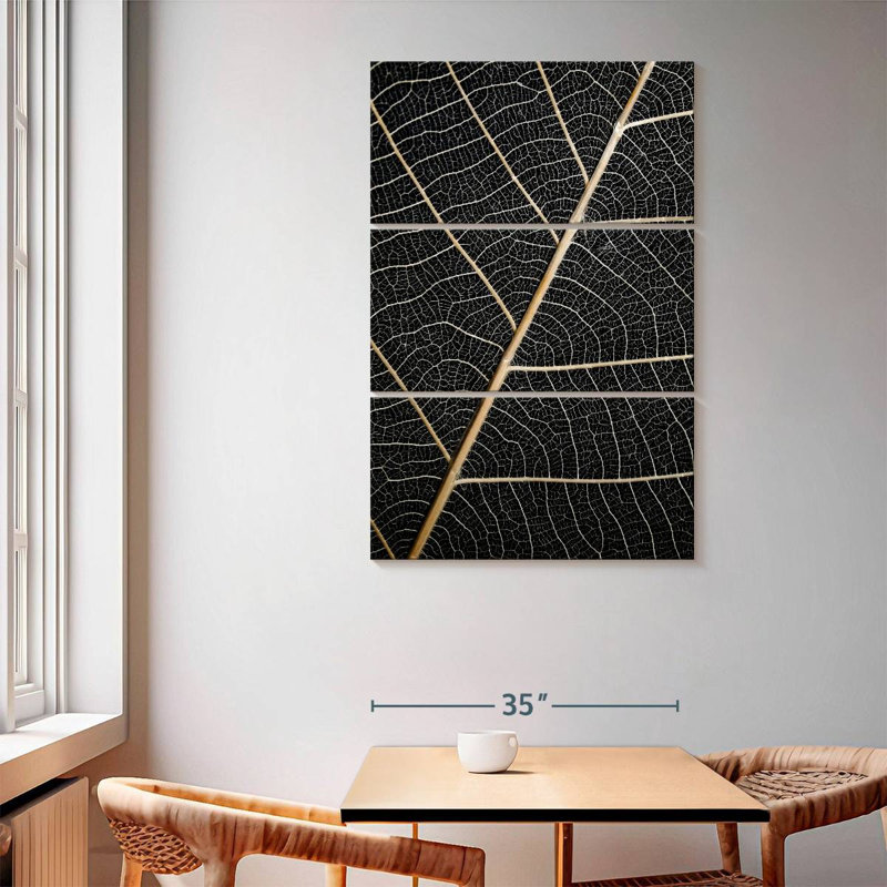 Harnek Leaf Veins, 65" H x 42" W