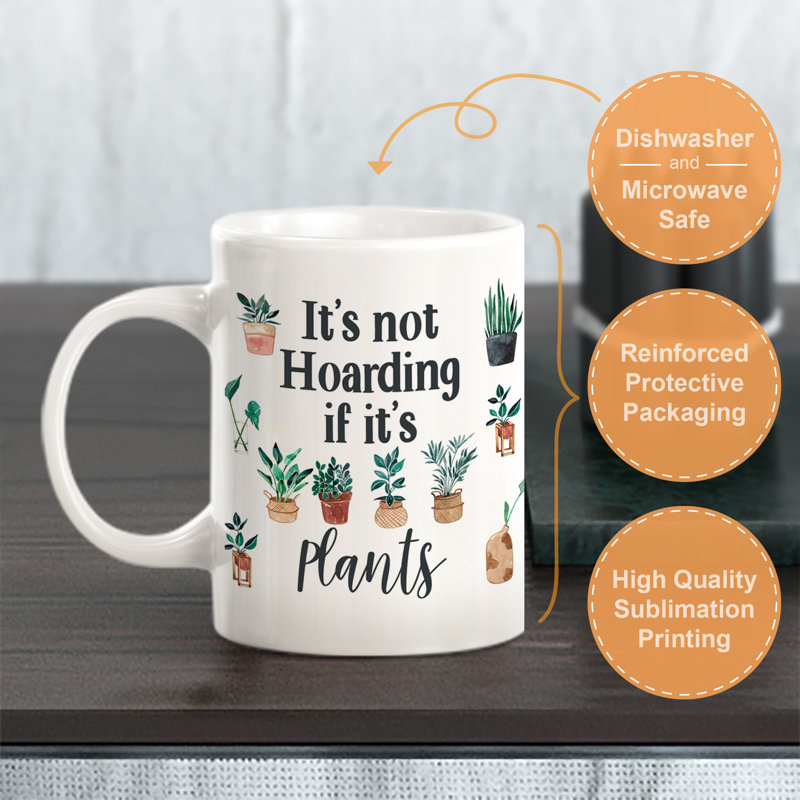 Southa Coffee Mug, 11 oz., Polypropylene Plastic