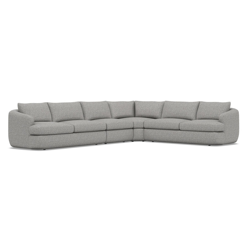 Jules Fabric 4 Pc Sectional, 1697-011