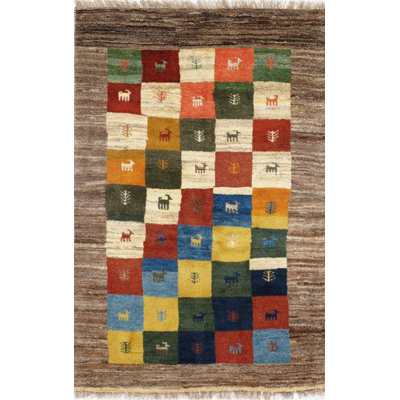 Lerryn Hand Woven Cotton Geometric Area Rug
